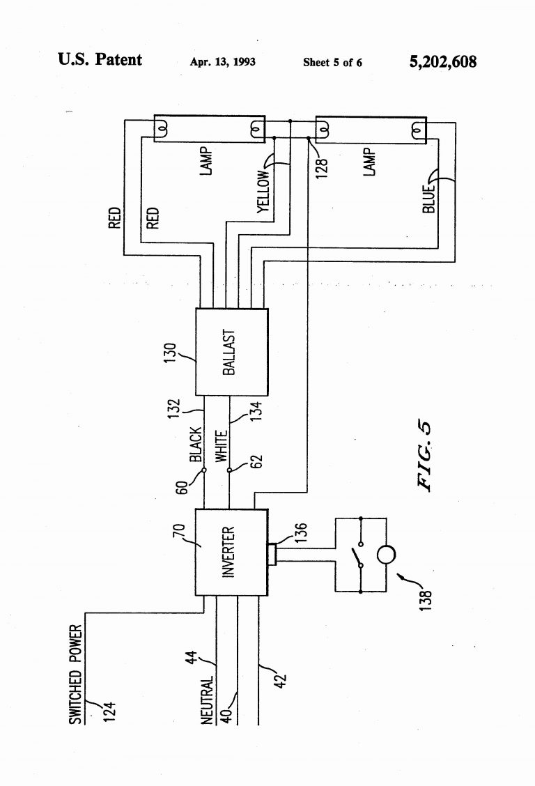 Ballast Wiring Diagram For 4 Bulb Fixtures