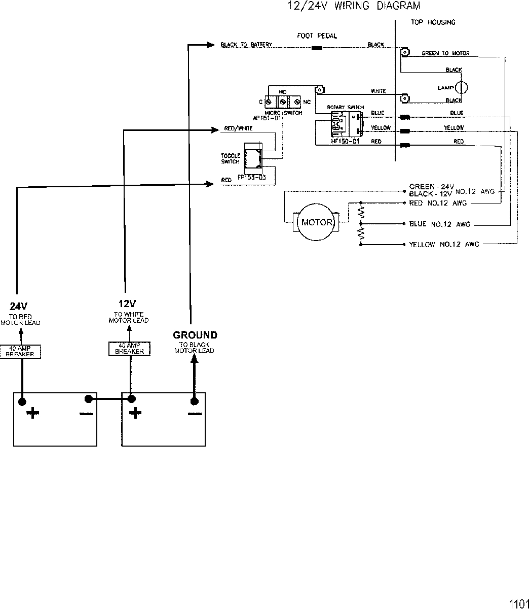 4 Wire Minn Kota Wiring Diagram - Wiring Diagram Online - 24 Volt Wiring Diagram