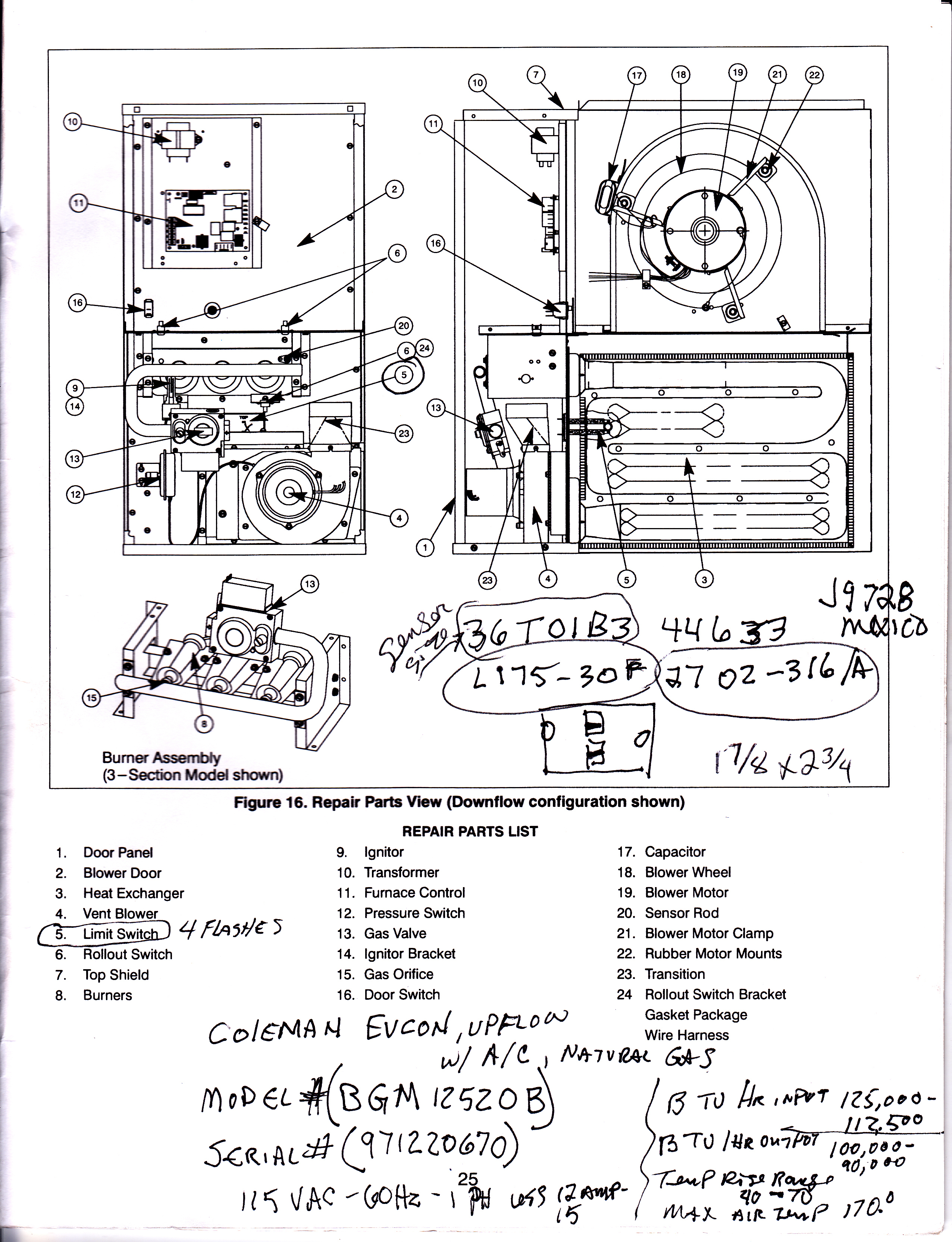 Coleman Electric Furnace Wiring Diagram Cadician s Blog