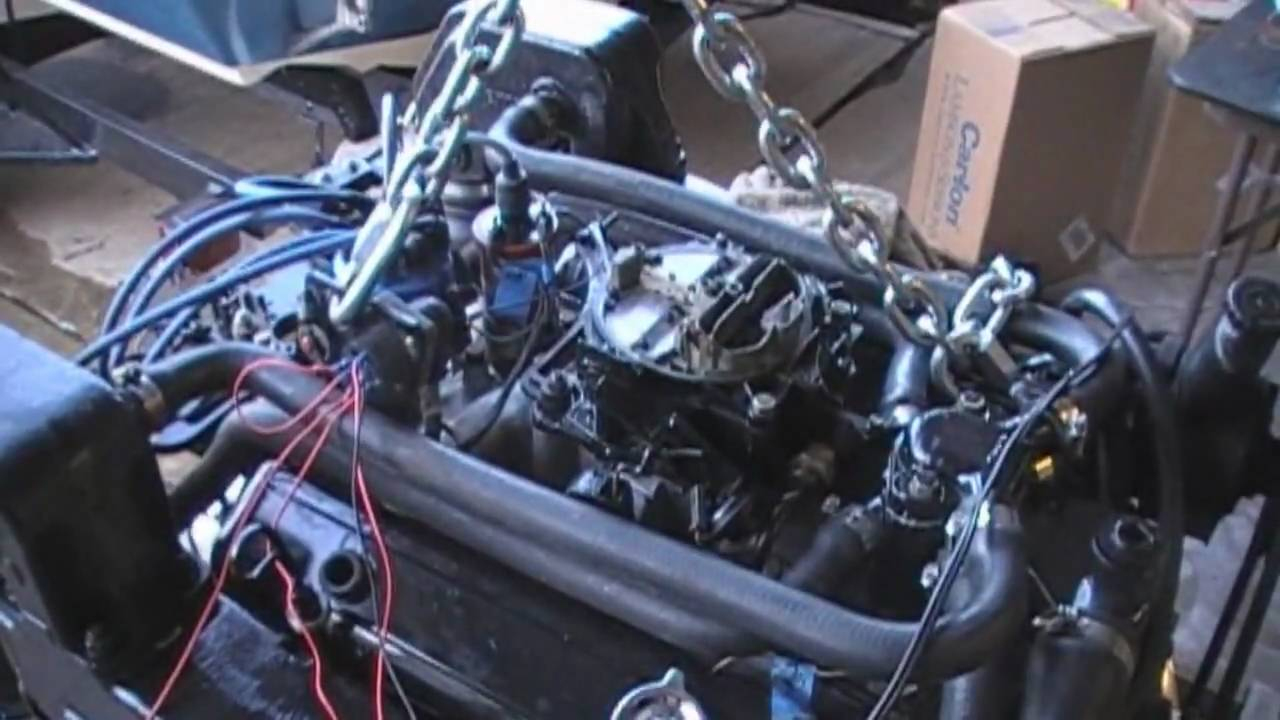 5.7 Mercruiser Chevy 350 Engine Running For The First Time - Youtube - 5.7 Vortec Engine Wiring Diagram