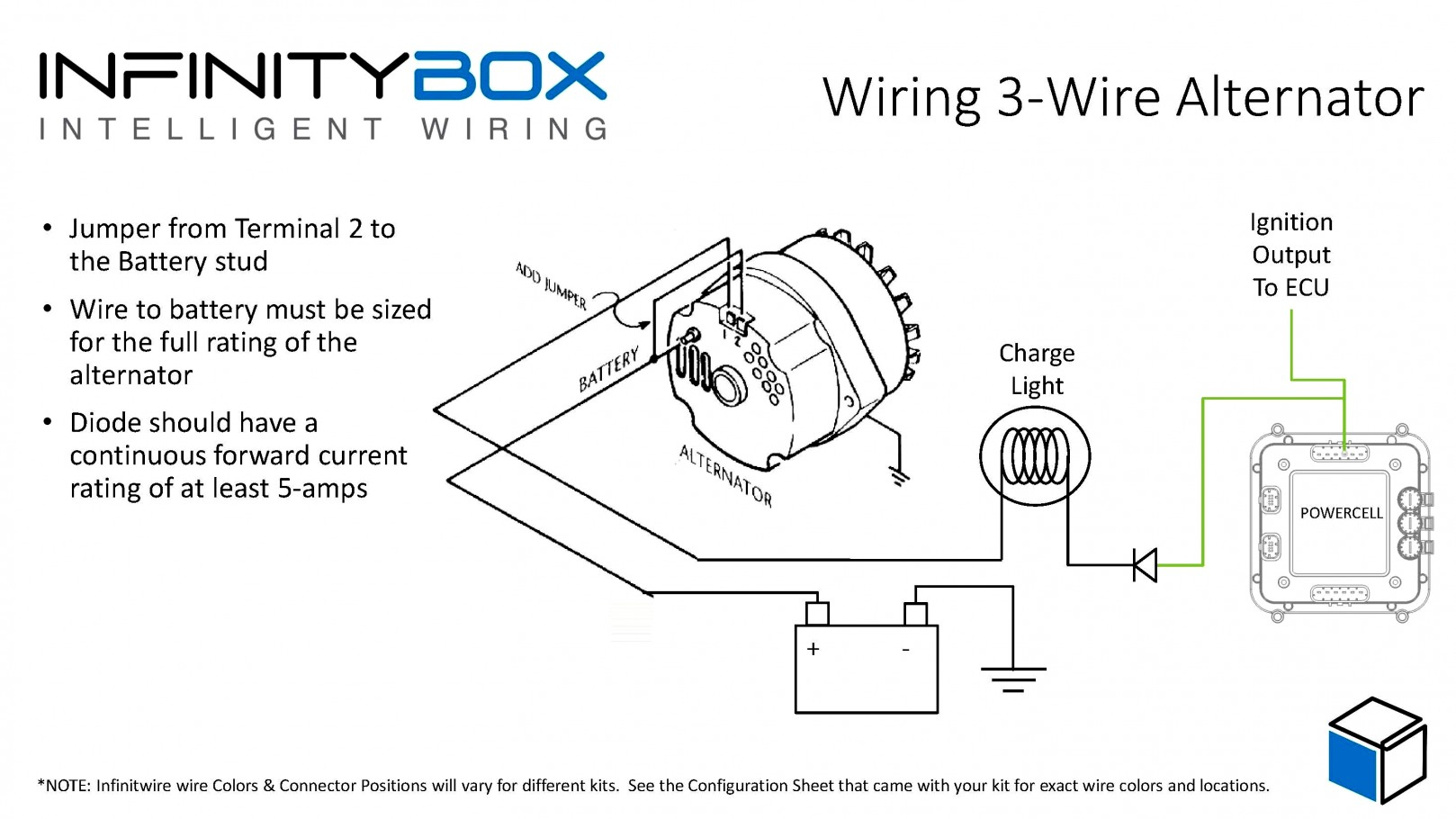 2 Wire Alternator Wiring Diagram