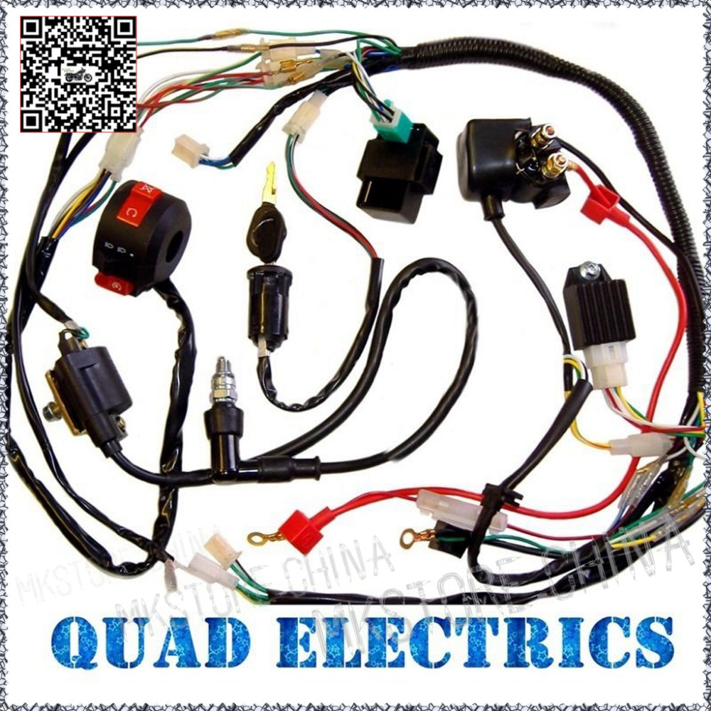 50Cc 70Cc 110Cc 125Cc Atv Quad Electric Full Set Parts+Wire+Cdi+ - Chinese 110Cc Atv Wiring Diagram