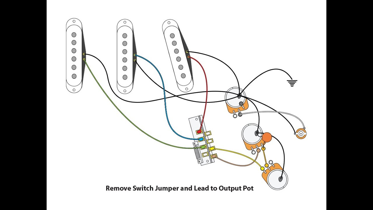 50&amp;#039;s Or Vintage Style Wiring For A Stratocaster - Youtube - Strat Wiring Diagram