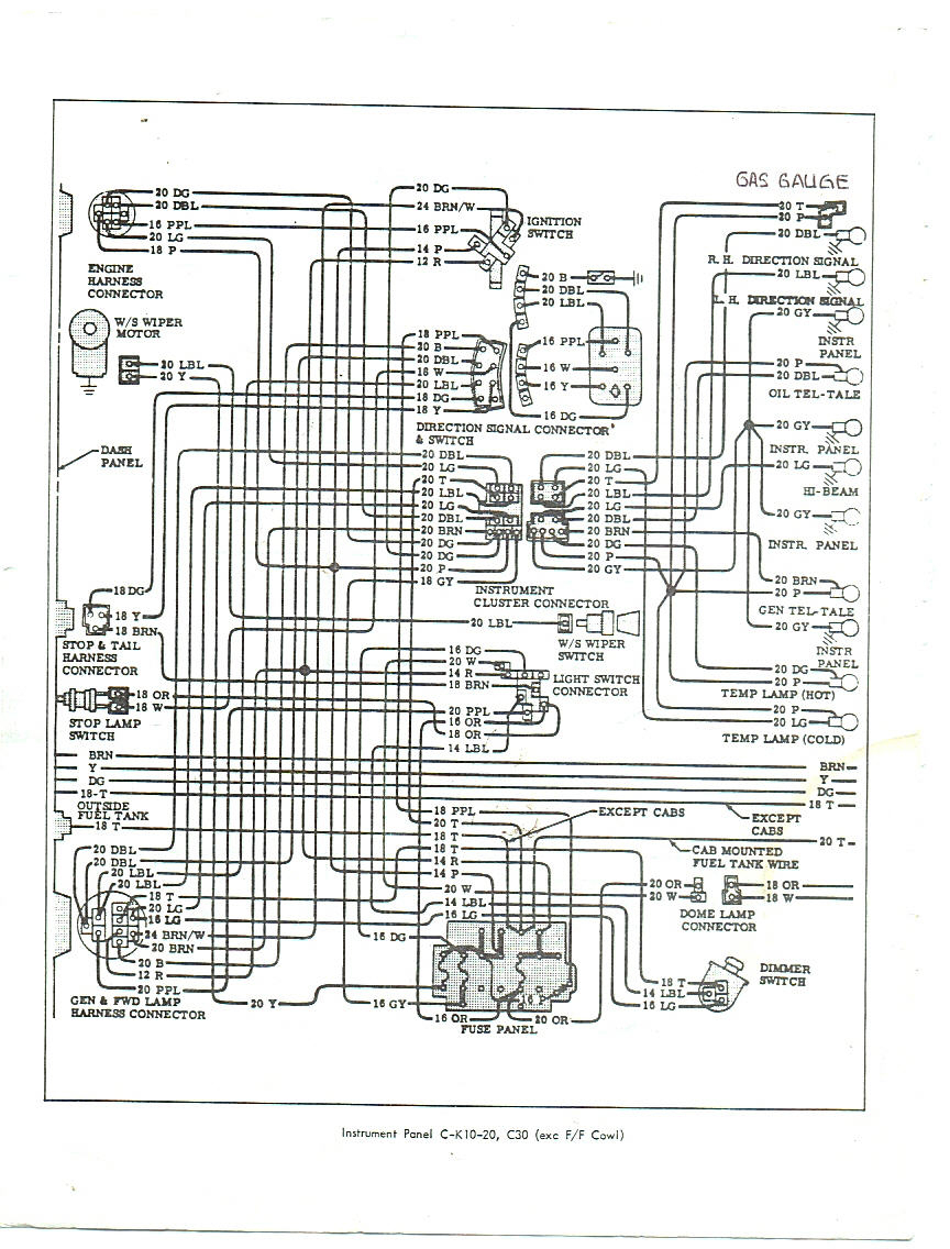 66 Chevy Truck Fuse Box - Wiring Diagram Detailed - 1972 Chevy Truck Wiring Diagram