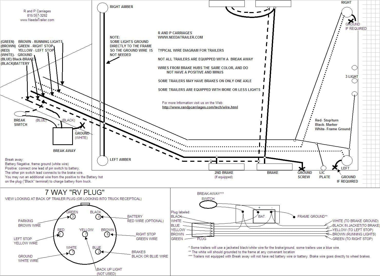 7 Way Rv Plug Wiring Diagram Cadician's Blog