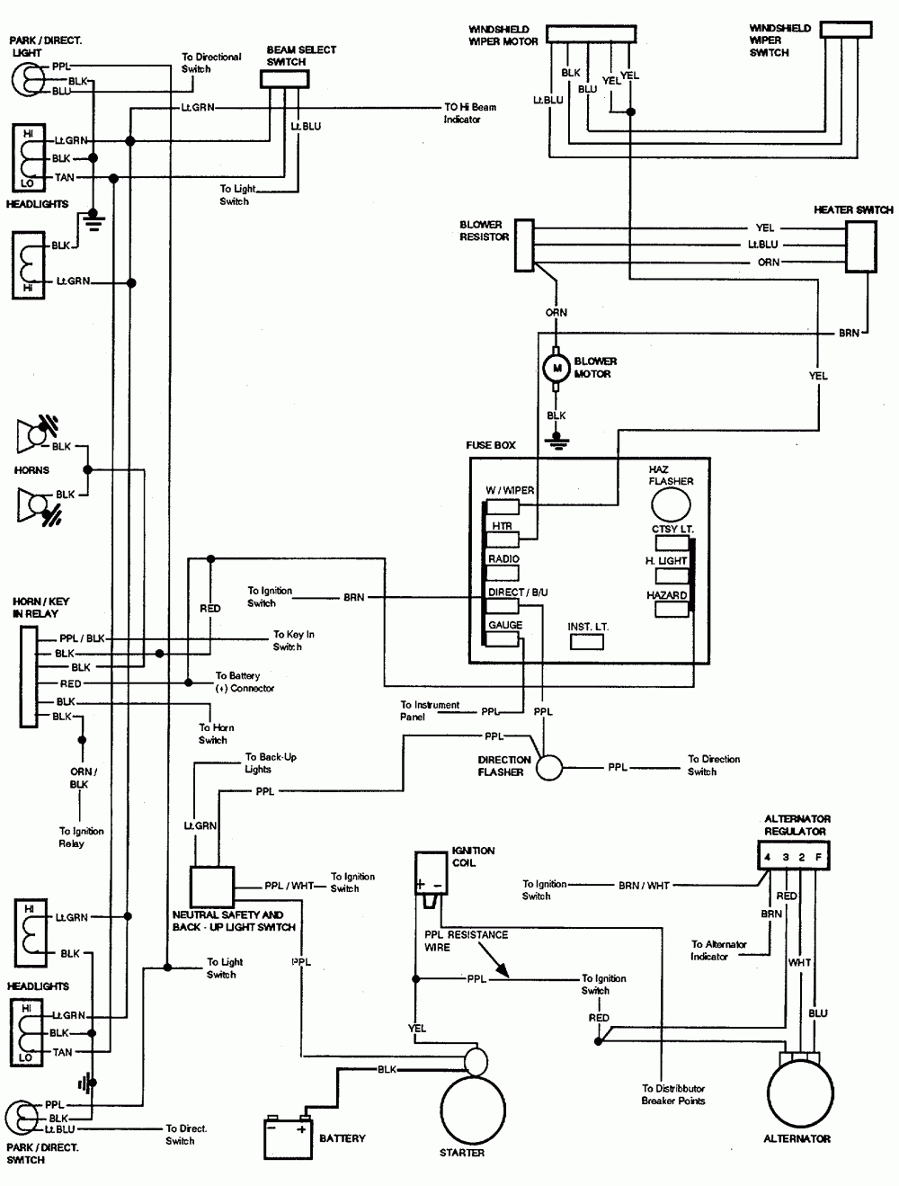 Wiper Motor Wiring Diagram Chevrolet - Cadician's Blog