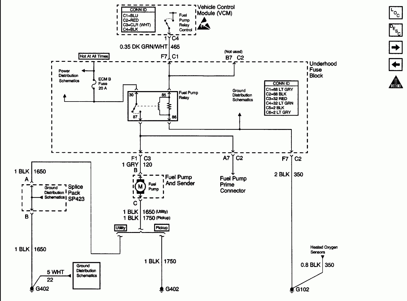 1993 Chevy 1500 Fuel Pump Wiring Diagram | Cadician's Blog