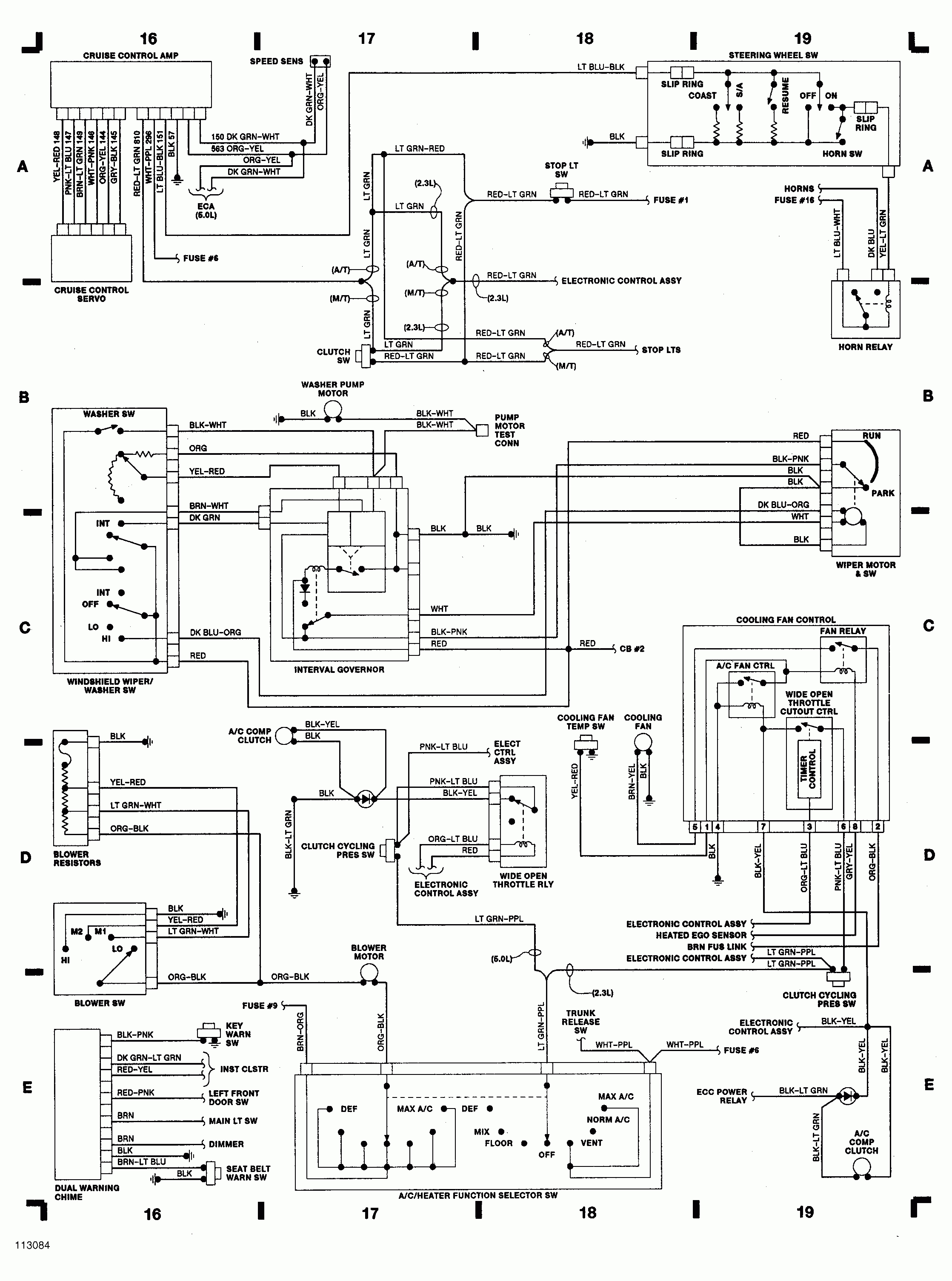 89 F150 Wiper Wiring Diagram | Wiring Diagram - Mustang Wiring Harness Diagram