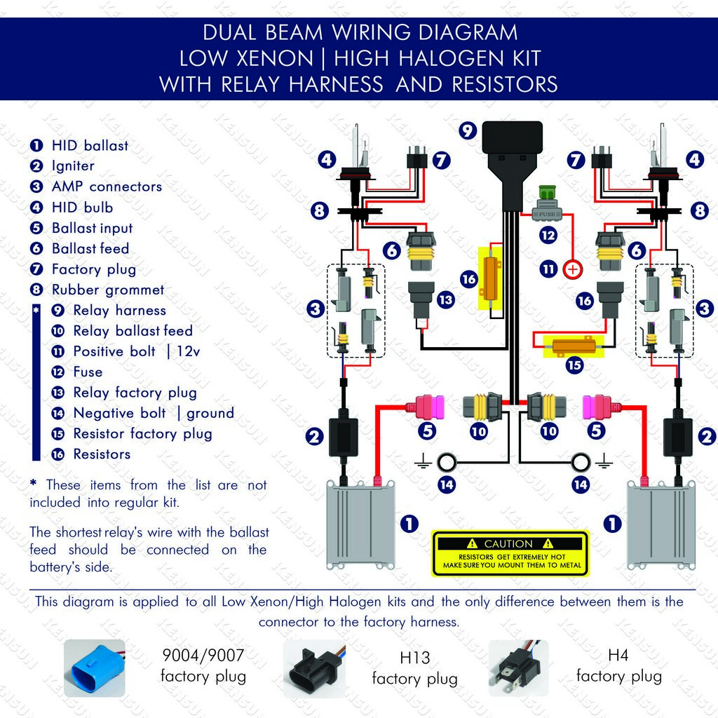9007 Hid Wiring Diagram - Wiring Diagram Blog - Hid Wiring Diagram