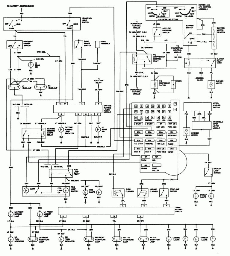 25 91 S10 Wiring Diagram Fuse