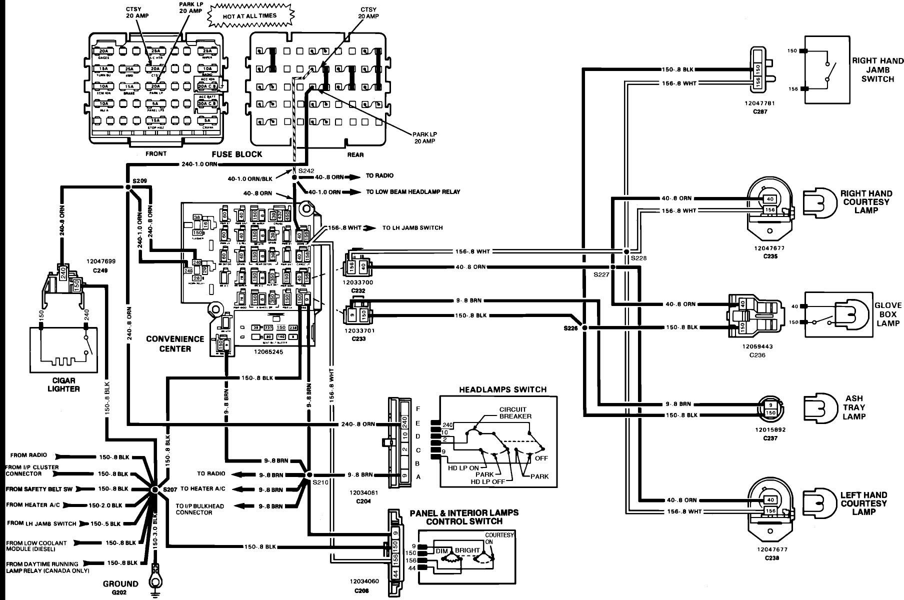 91 Chevy Truck Tail Light Wiring Diagram | Manual E-Books - Tail Light Wiring Diagram Chevy