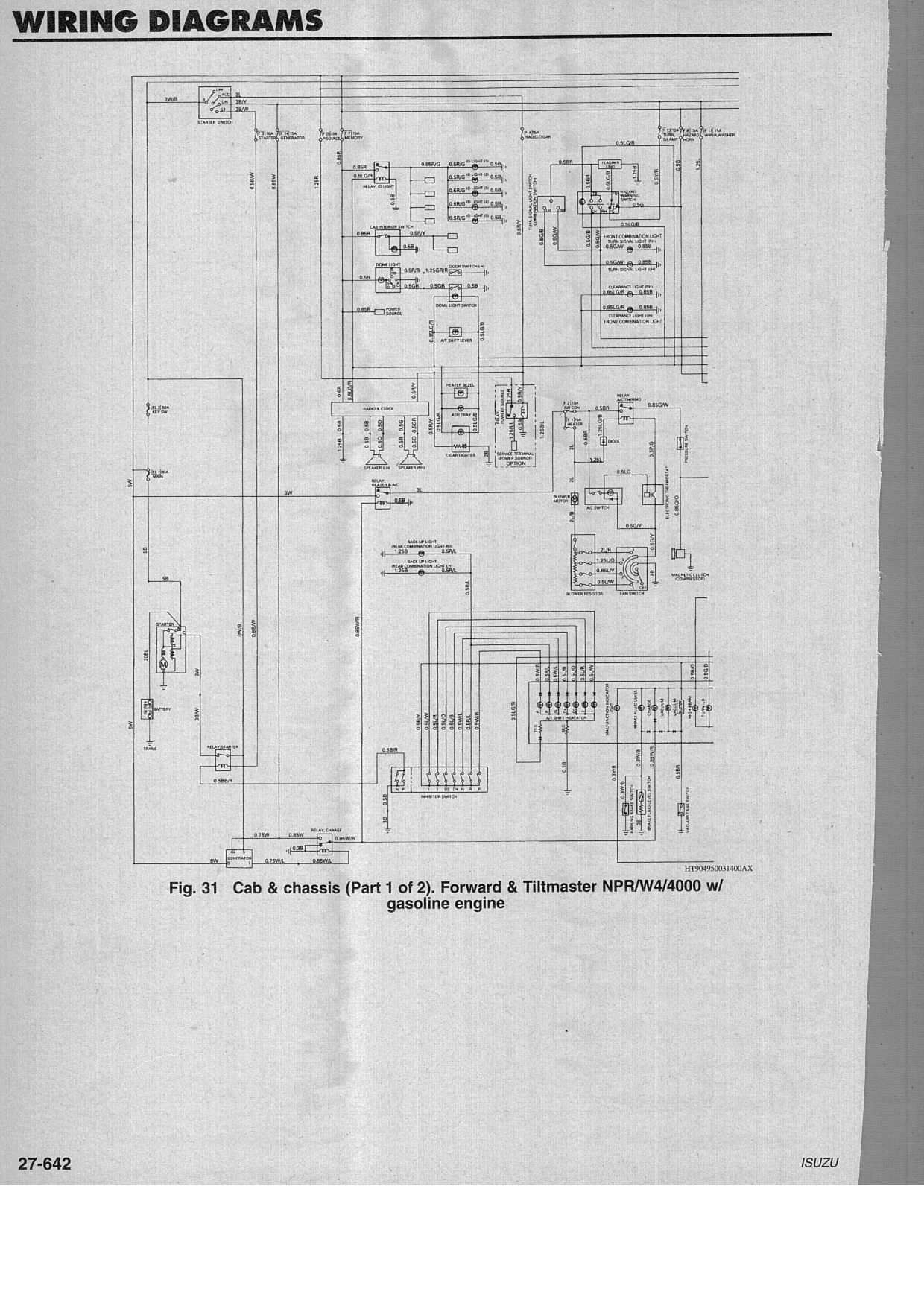 94 Isuzu Npr Wiring Diagram | Manual E-Books - 2006 Isuzu Npr Wiring Diagram