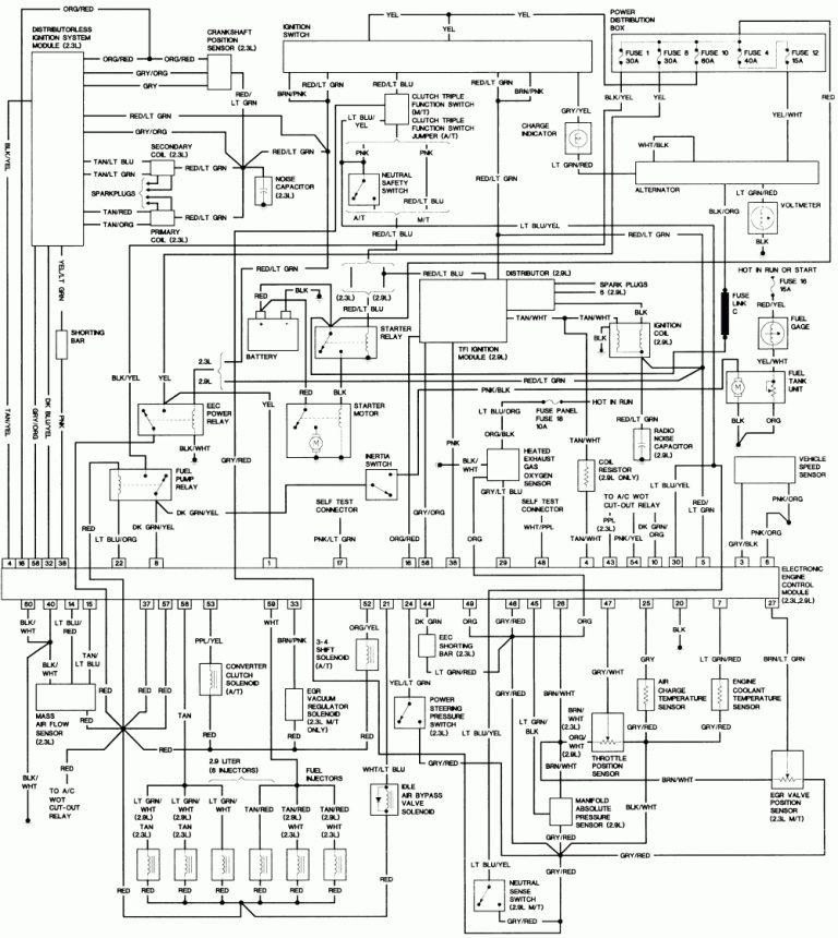 97 Ford Ranger Ignition Wiring Diagram Wiring Library Ford Ranger