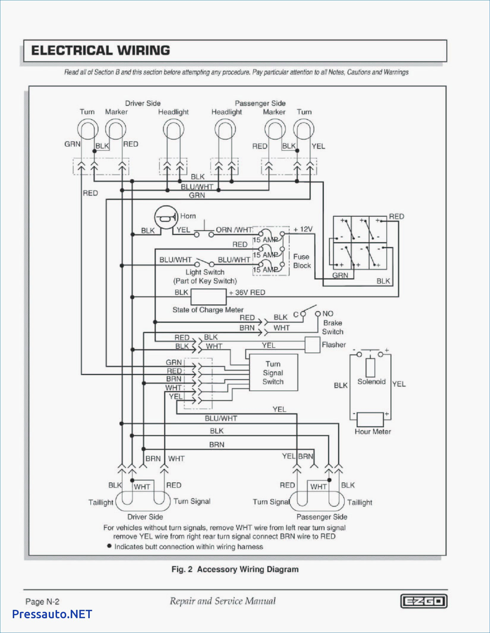 98 Ezgo Wiring Diagram | Manual E-Books - Ez Go Wiring Diagram 36 Volt