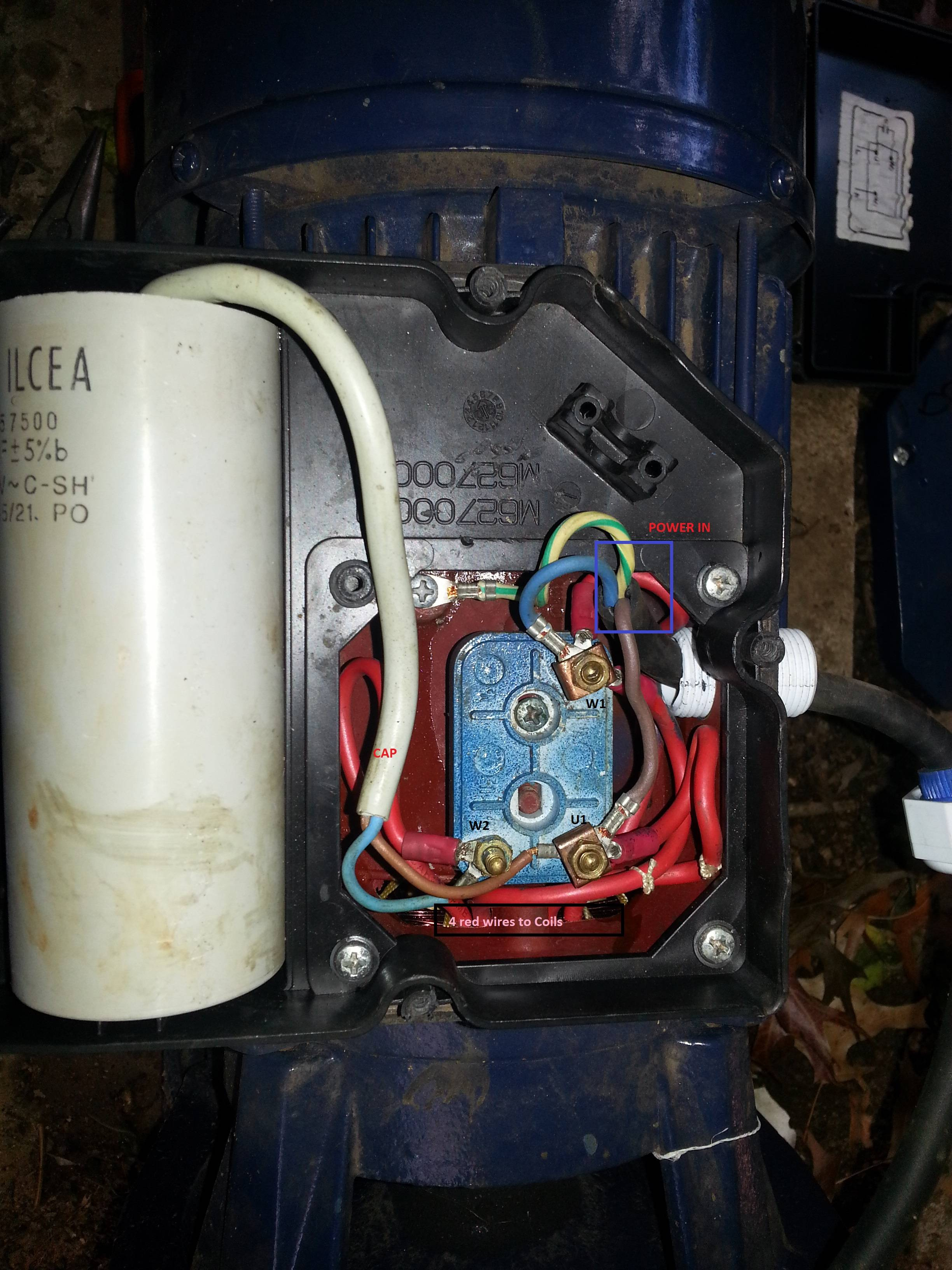 Ac - Correct Wiring Of 1 Phase 220V Electrical Motor - Electrical - Single Phase Motor Wiring Diagram