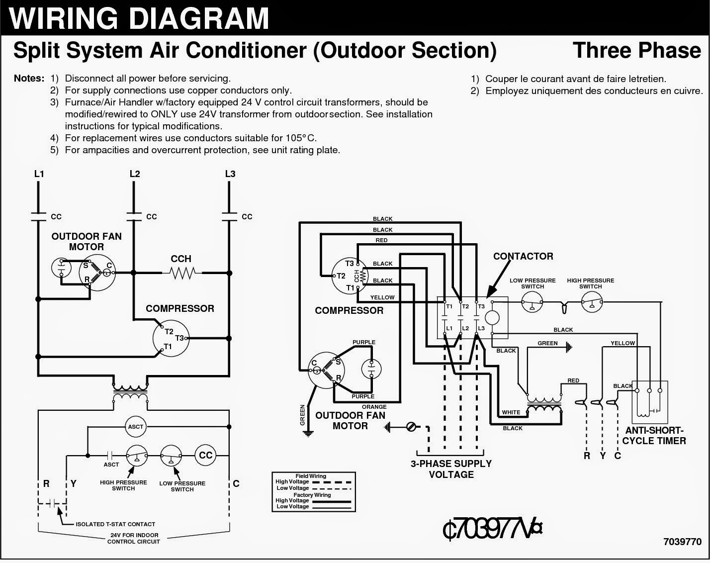 Ac Wiring Schematic - Wiring Diagram Online - Central Ac Wiring Diagram