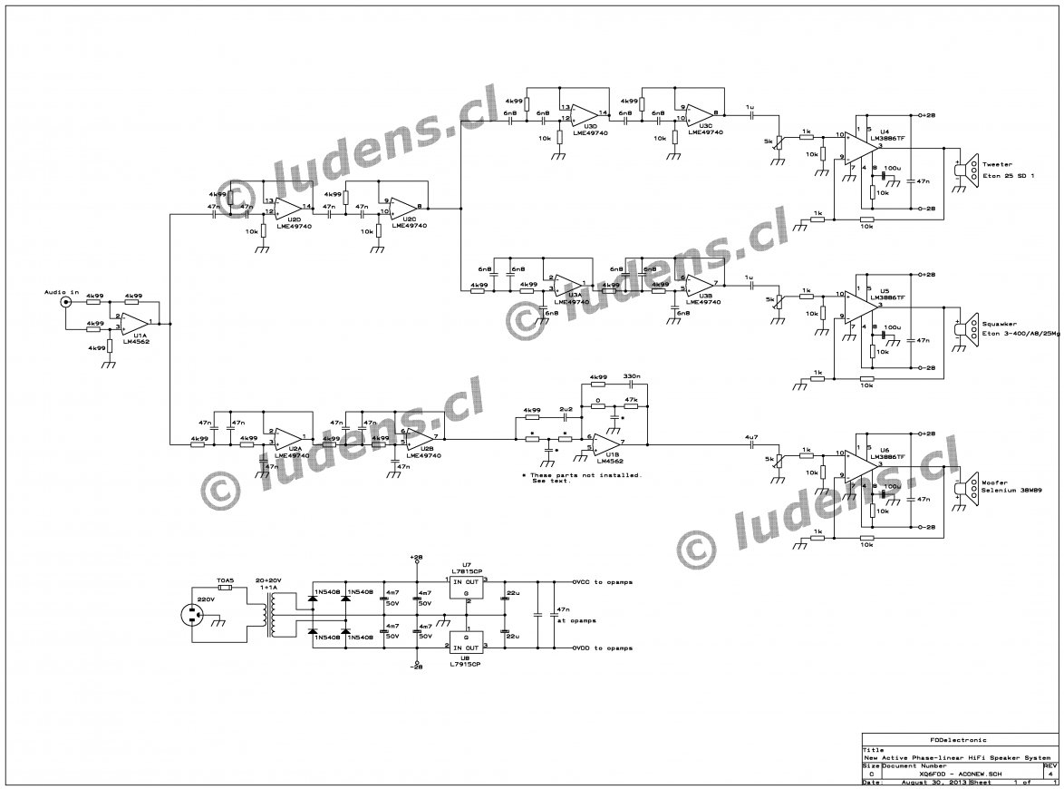 Active Crossover Wiring Diagram | Wiring Diagram - Speaker Crossover Wiring Diagram