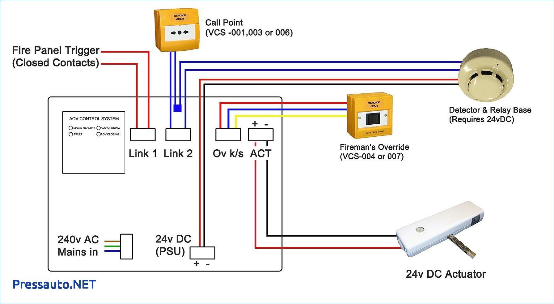 Addressable Smoke Detector Wiring Diagram | Wiring Diagram - Smoke Detector Wiring Diagram