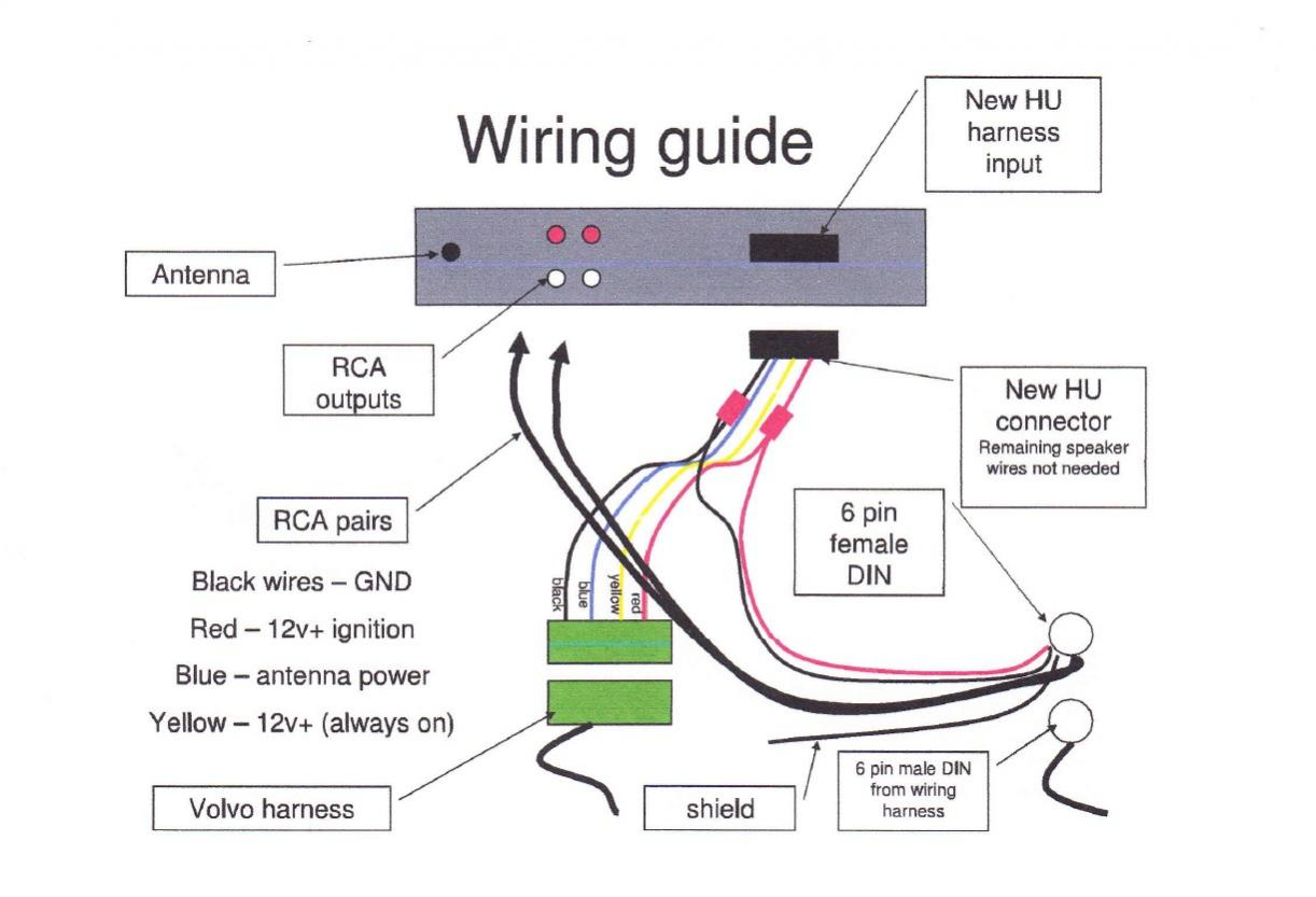 Aftermarket Radio To Factory Amp Wiring Help - Volvo Forums - Volvo - Car Amp Wiring Diagram
