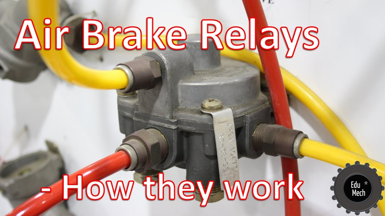 Air Brake Relay How It Works. Air Braking Systems And Commercial