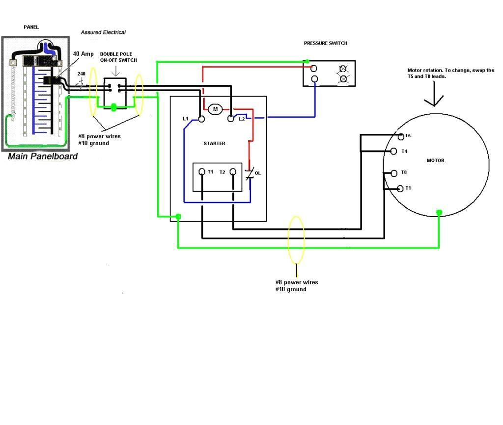 Air Compressor Pressure Switch Wiring Diagram | Wiring Diagram