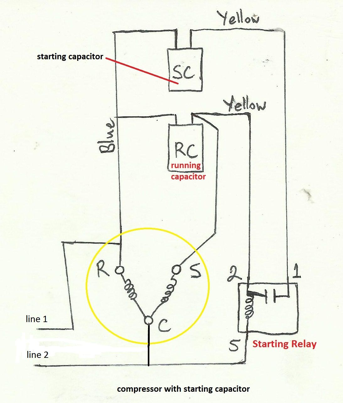 Air Compressor Capacitor Wiring Diagram Before You Call A Ac Repair - Aircon Compressor Wiring Diagram