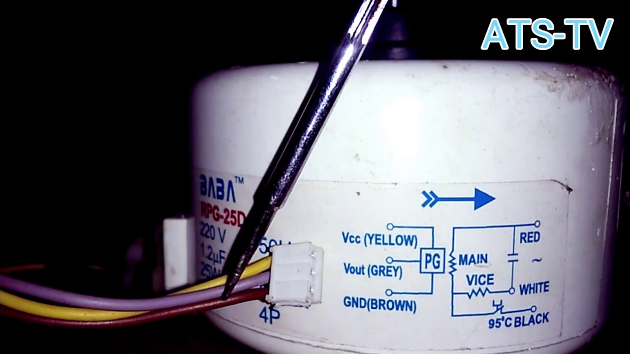 Air Conditioner Fan Motor Circuit Diagram - Youtube - Ac Fan Motor Wiring Diagram