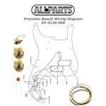 Allparts Ep4139 000 Wiring Kit For Precision Bass®   Precision Bass Wiring Diagram
