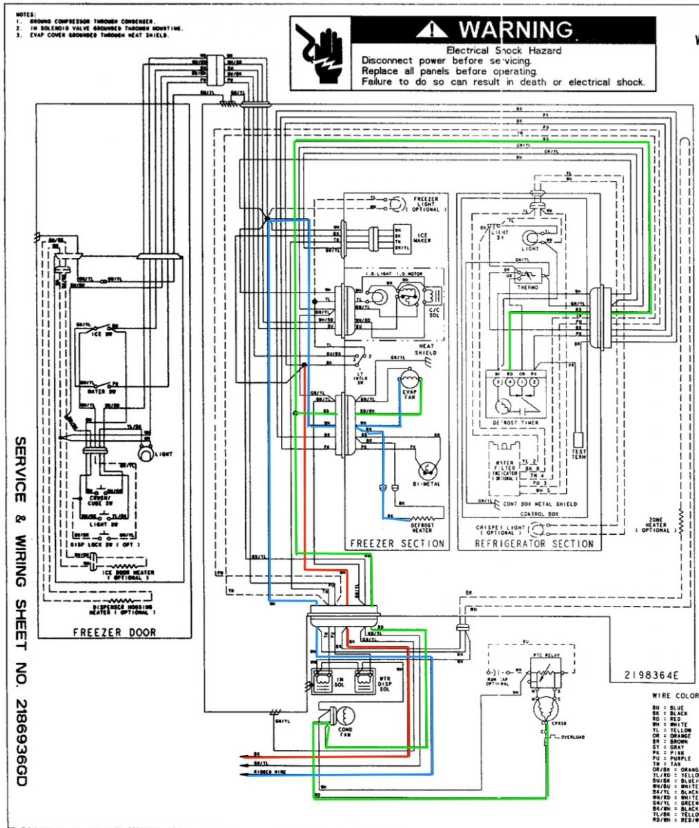 Amana Ice Maker Wiring Diagram | Schematic Diagram - Ge Refrigerator Wiring Diagram