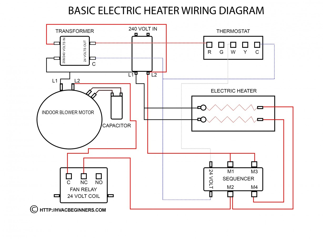 Amazing Of Baseboard Heater Thermostat Wiring Diagram Multiple - Baseboard Heater Thermostat Wiring Diagram