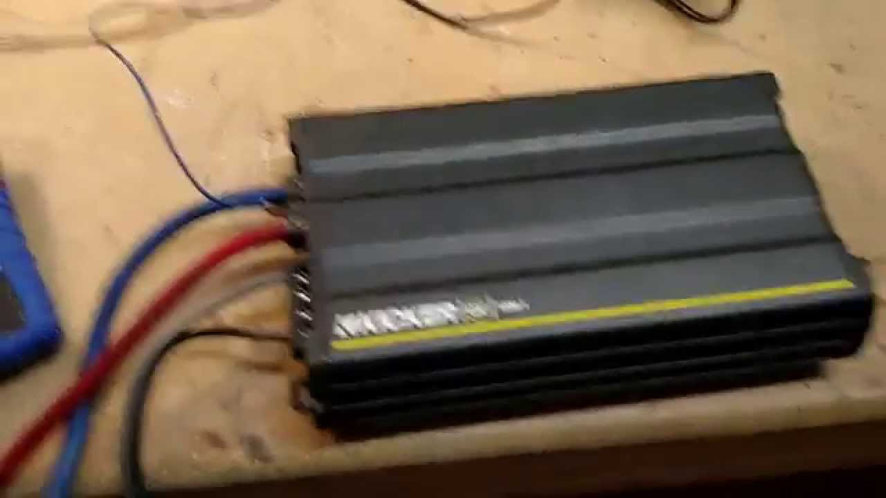 Amp Test - Kicker Cx1200.1 Amp Dyno Test - Youtube - Kicker Amp Wiring Diagram
