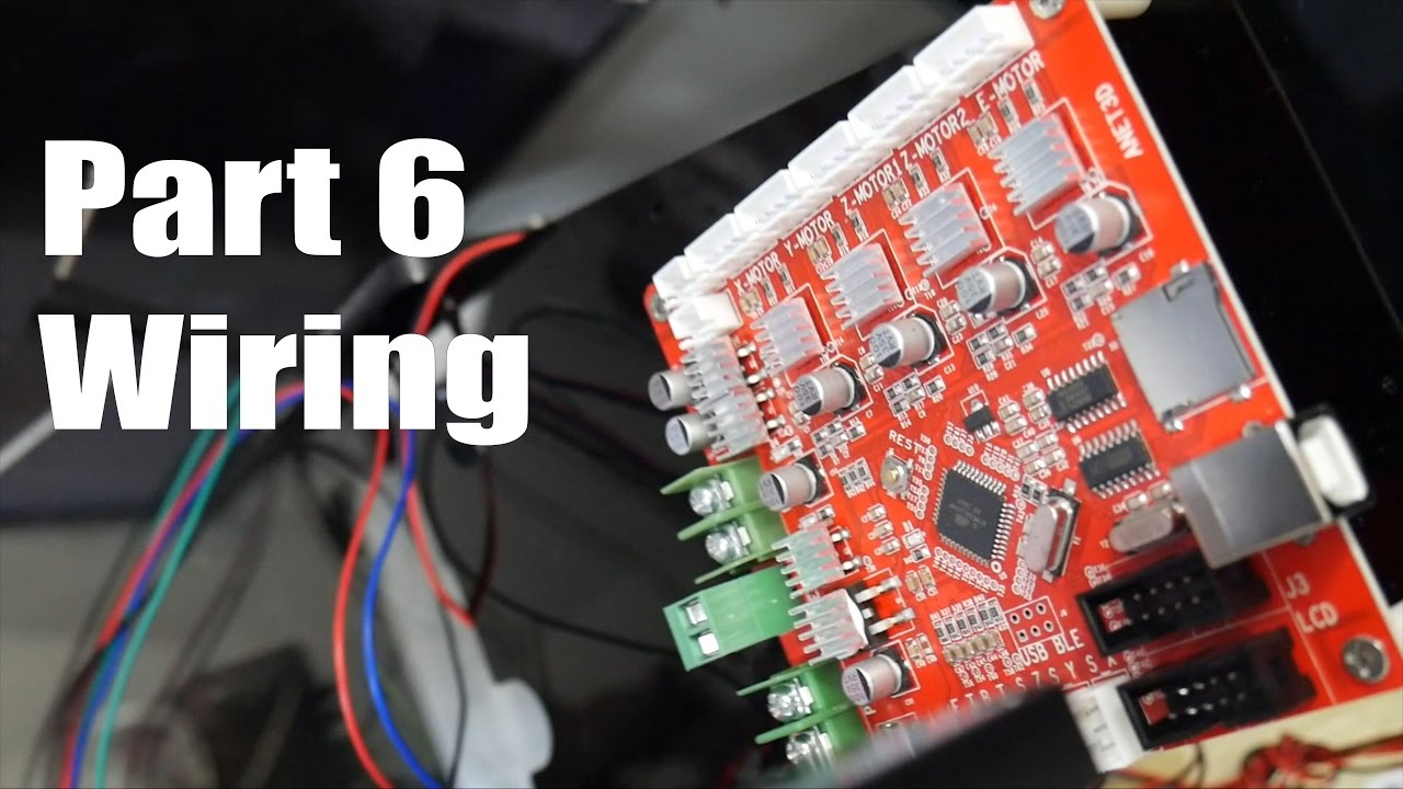 Anet A8 3D Printer Build Guide Part 6 Wiring - Youtube - Anet A8 Wiring Diagram