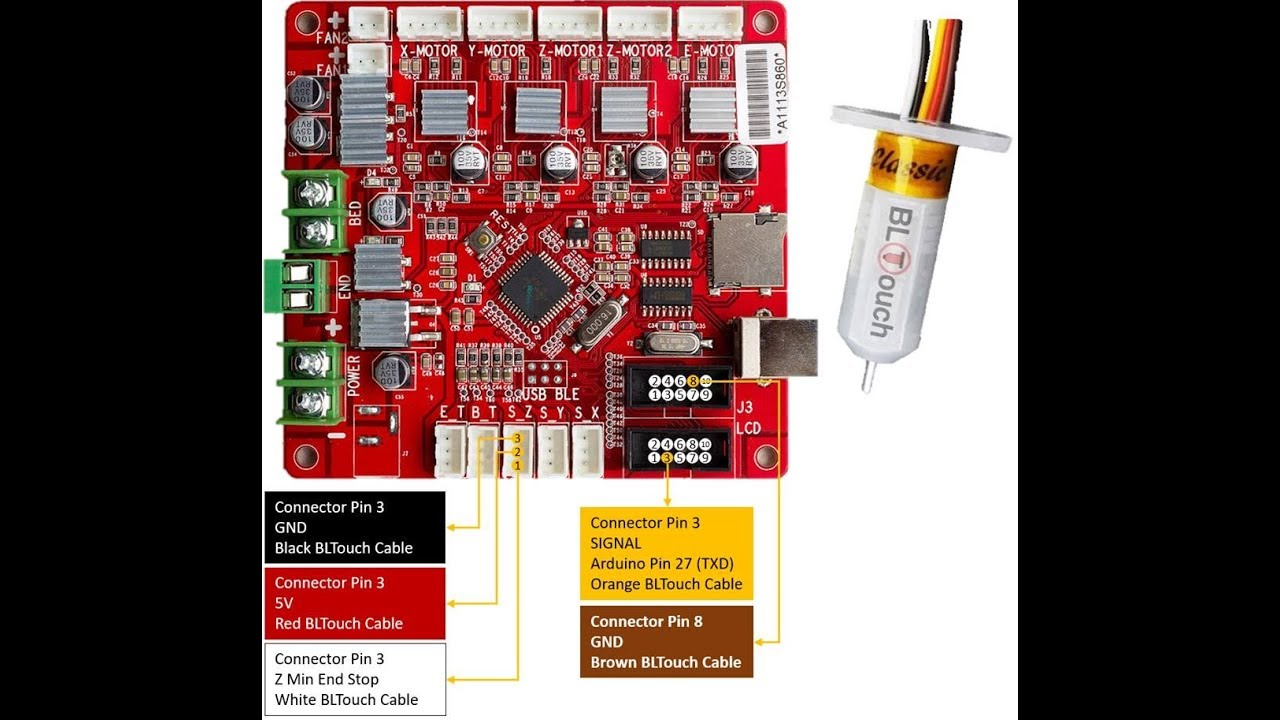 Anet A8 Bltouch Wiring - Youtube - Anet A8 Wiring Diagram