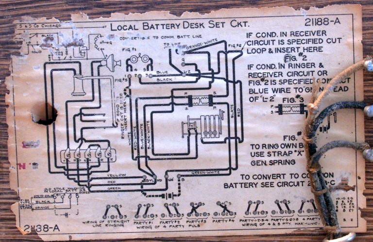 Antique Crank Phone Wiring Diagrams | Wiring Diagram - Old Telephone