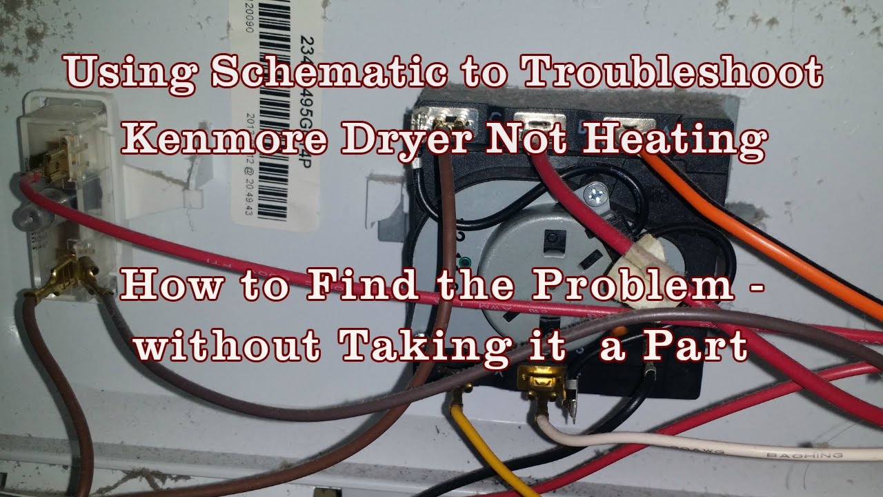 Appliance Repair - How To Read Schematics Diagram Kenmore/whirlpool - Dryer Wiring Diagram