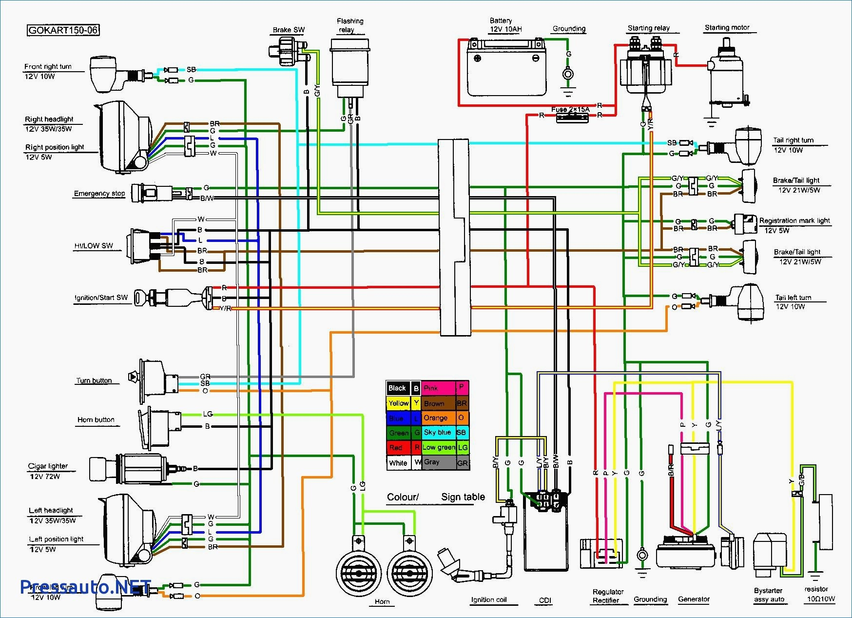 Atv Wiring Harness Diagram - Go Wiring Diagram - Chinese Quad Wiring Diagram