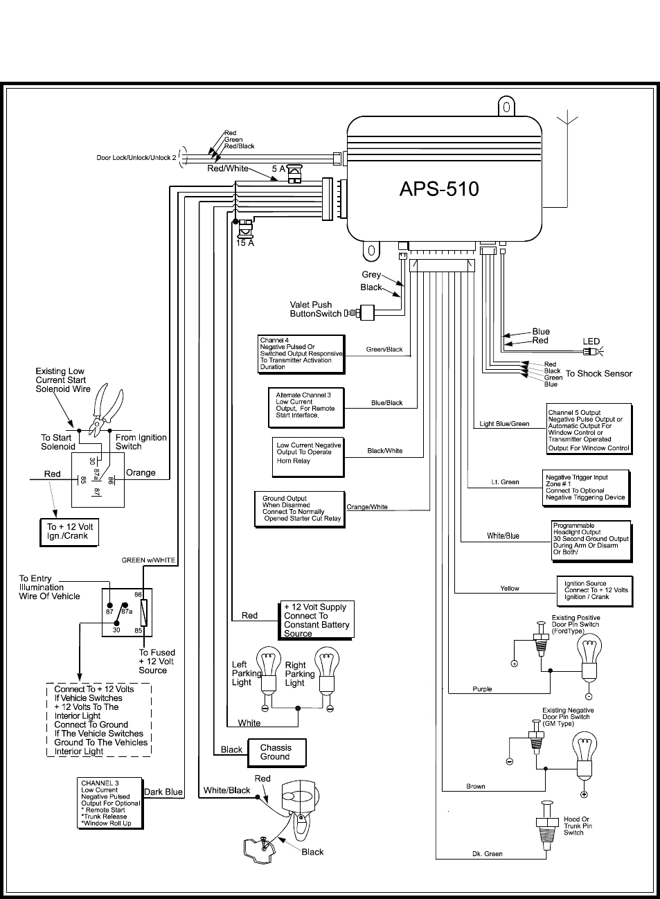 Audiovox Wiring Diagram | Wiring Diagram - Car Alarm Wiring Diagram