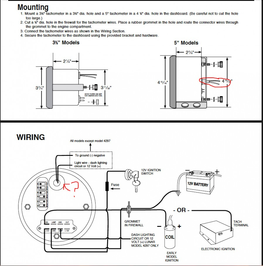 Autometer Rpm Wiring Diagram | Wiring Diagram - Autometer Tach Wiring Diagram