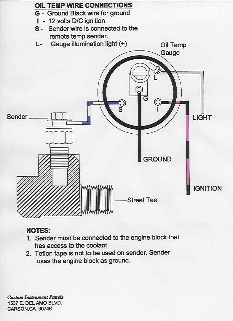 Autometer Tach Wiring Diagram Cadician's Blog