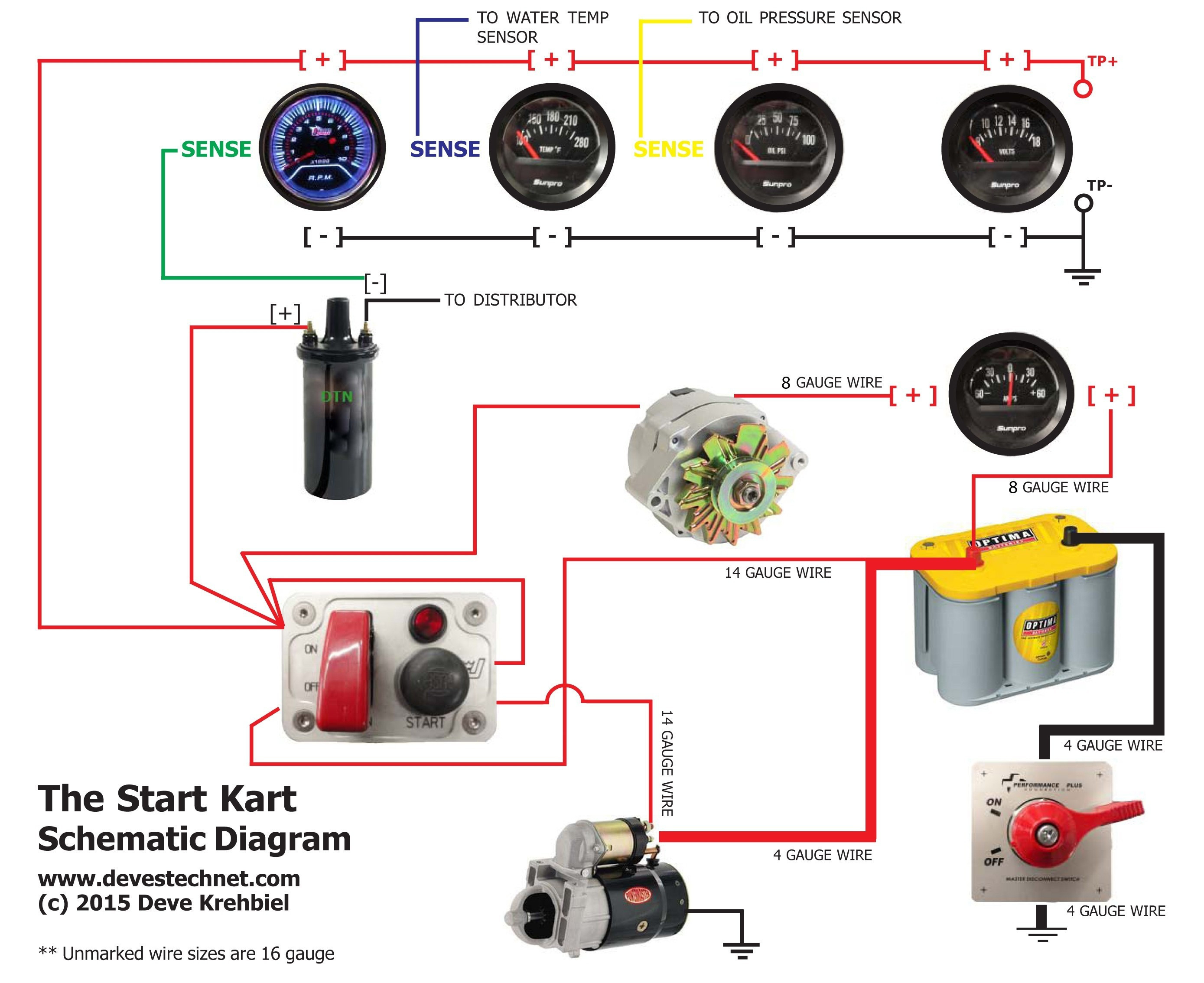 4 Wire Tach Wiring Diagram