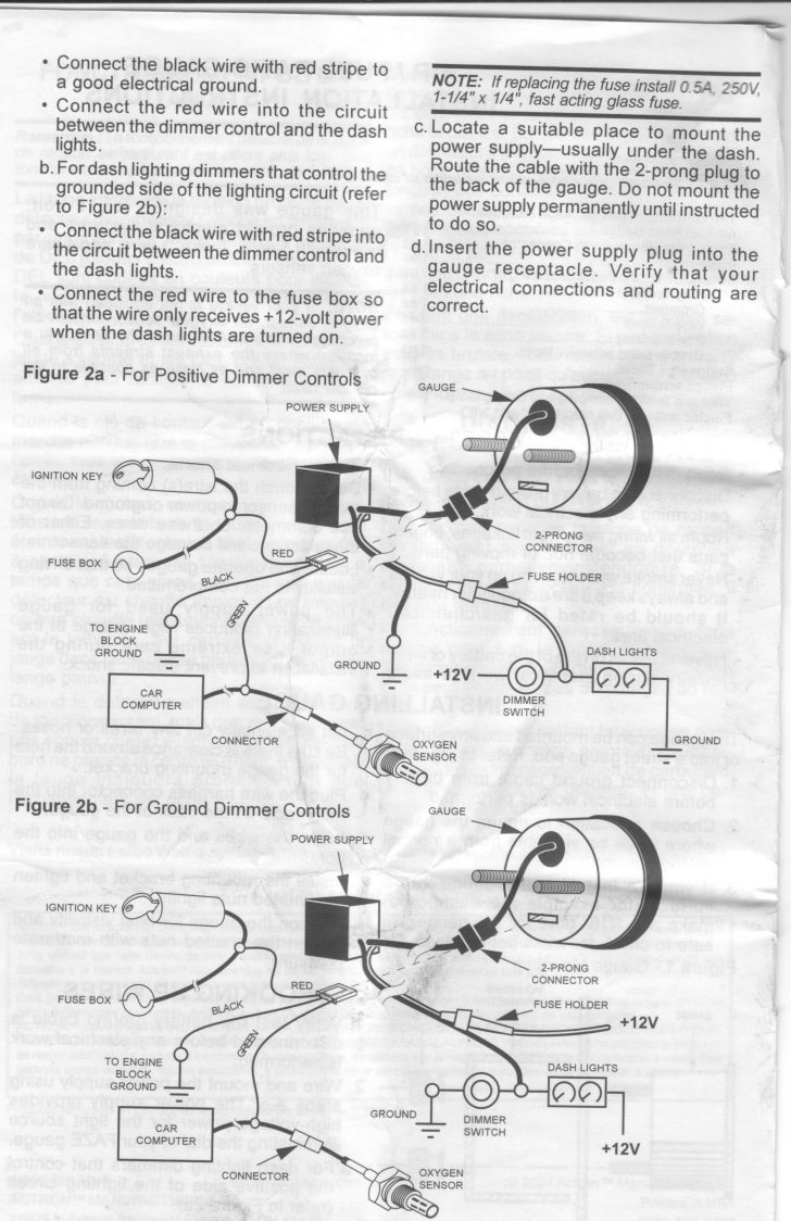 Autometer Voltmeter Wiring Diagram Perfect Modern Voltmeter Gauge ...