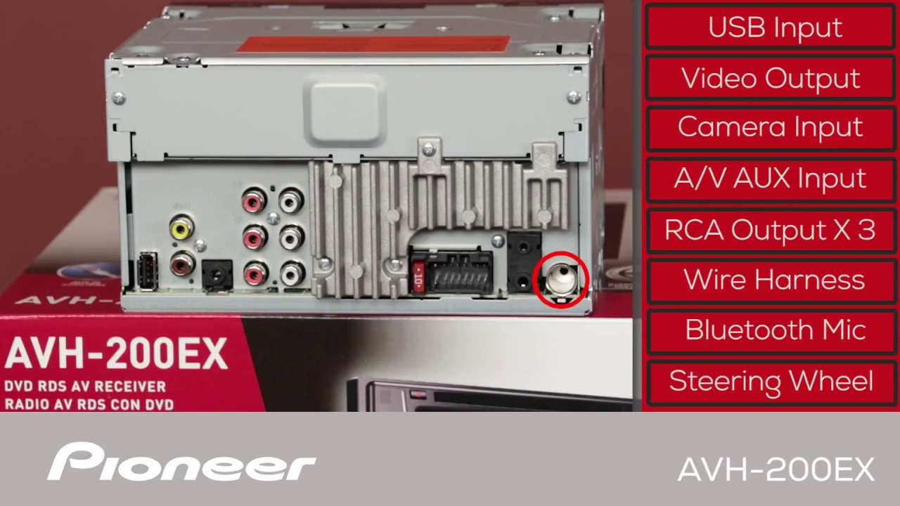 Avh-200Ex - What&amp;#039;s In The Box? - Youtube - Pioneer Avh-200Ex Wiring Diagram