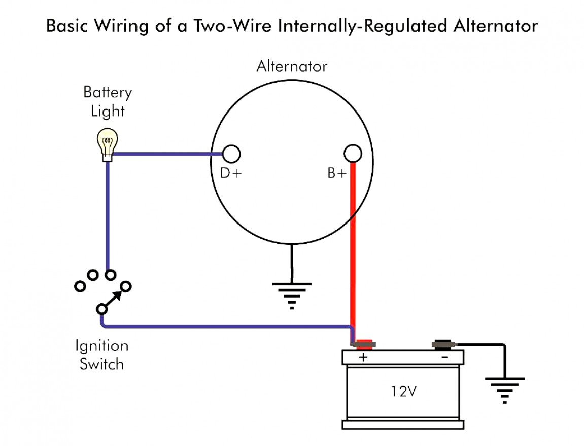 Awesome Of 1 Wire Chevy Alternator Wiring Diagram Trusted - Chevy