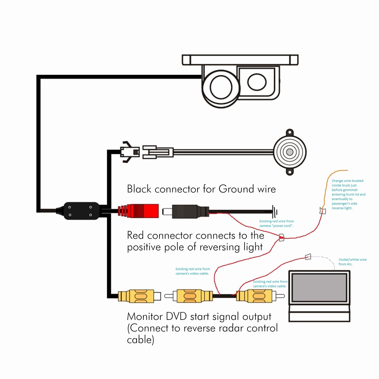 Car Backup Camera Wiring Diagram