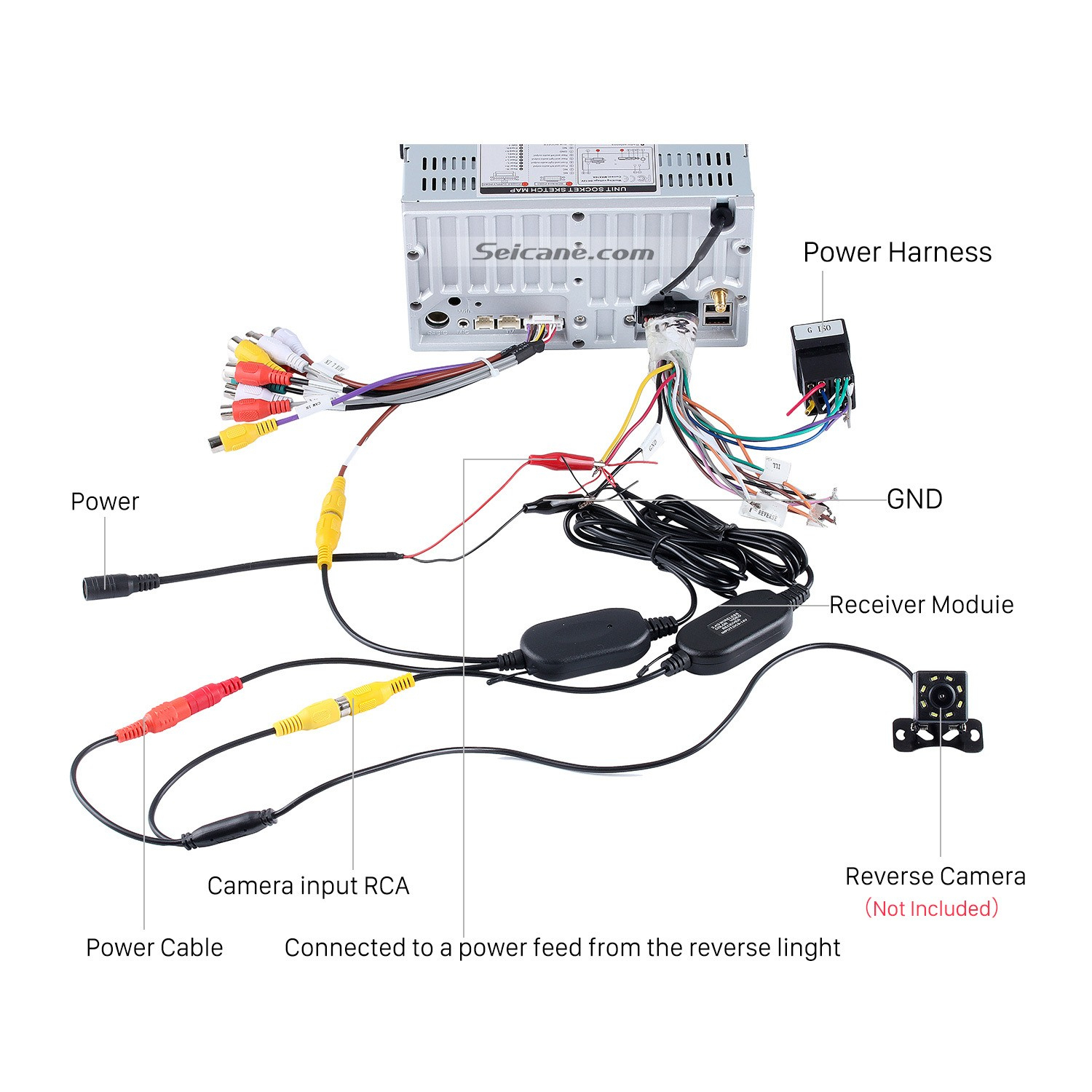 Boss Radio Backup Camera Wiring