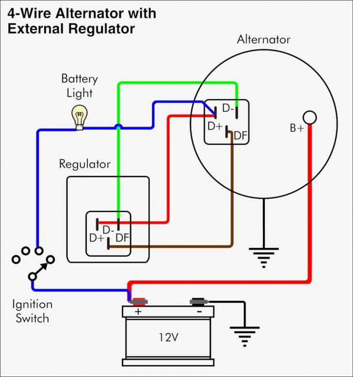 Basic Alternator Wiring Diagram Hastalavista 1 Wire Alternator