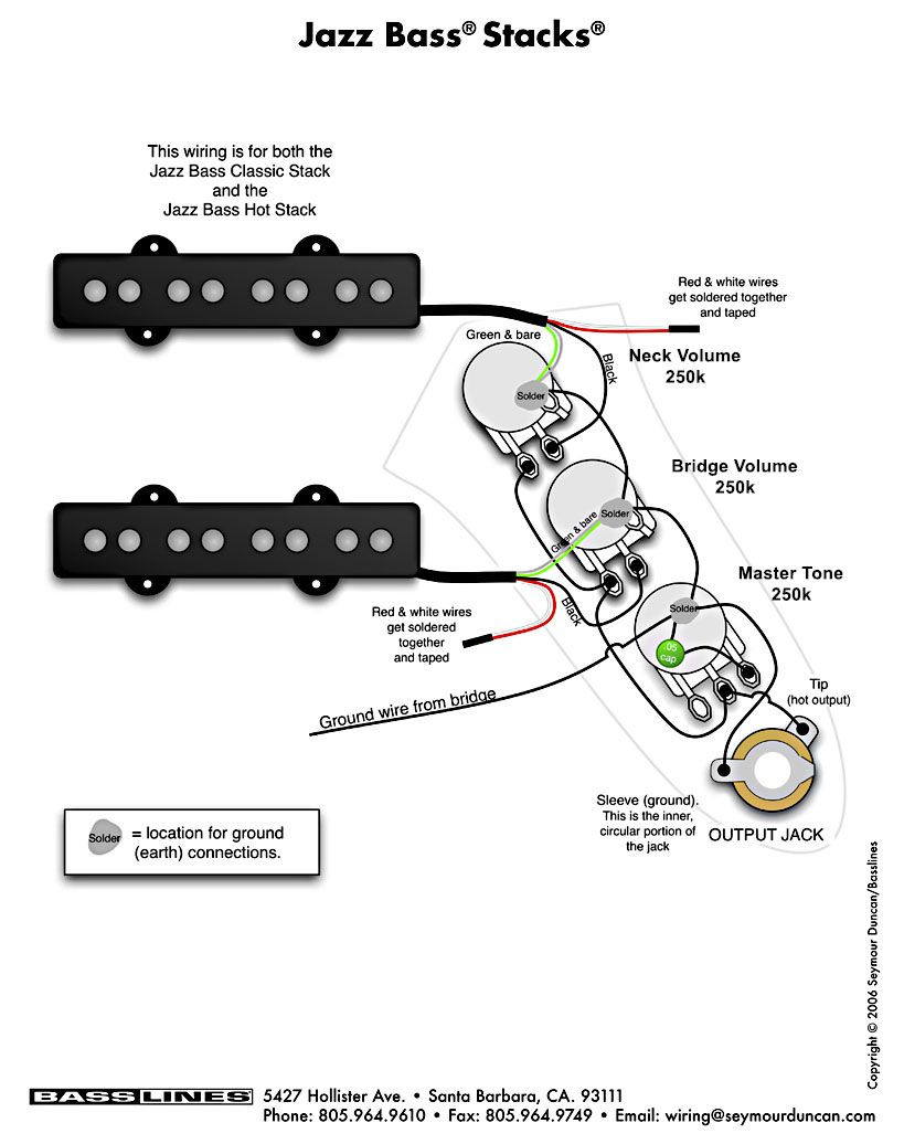 How To Wire A Jazz Bass At Skye Kinsella Blog
