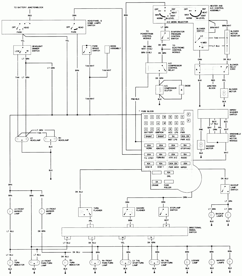Blazer Tail Light Wiring Diagram - Wiring Diagram Explained - Johnson Outboard Starter Solenoid Wiring Diagram