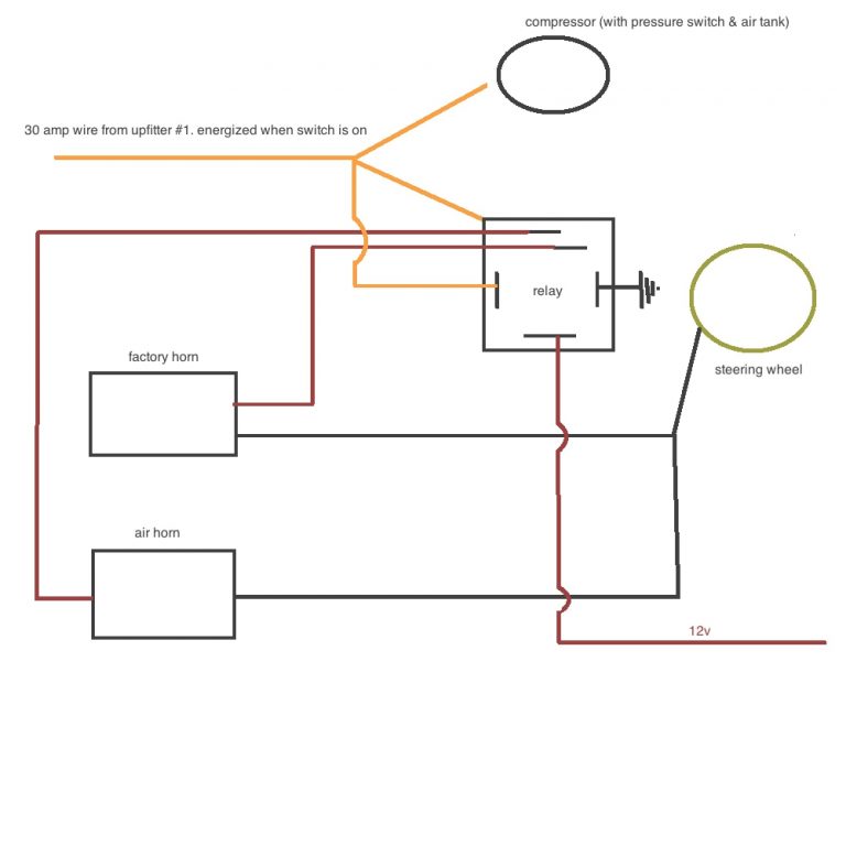 Boat Horn Wiring Diagram | Schematic Diagram - Horn Wiring Diagram With ...