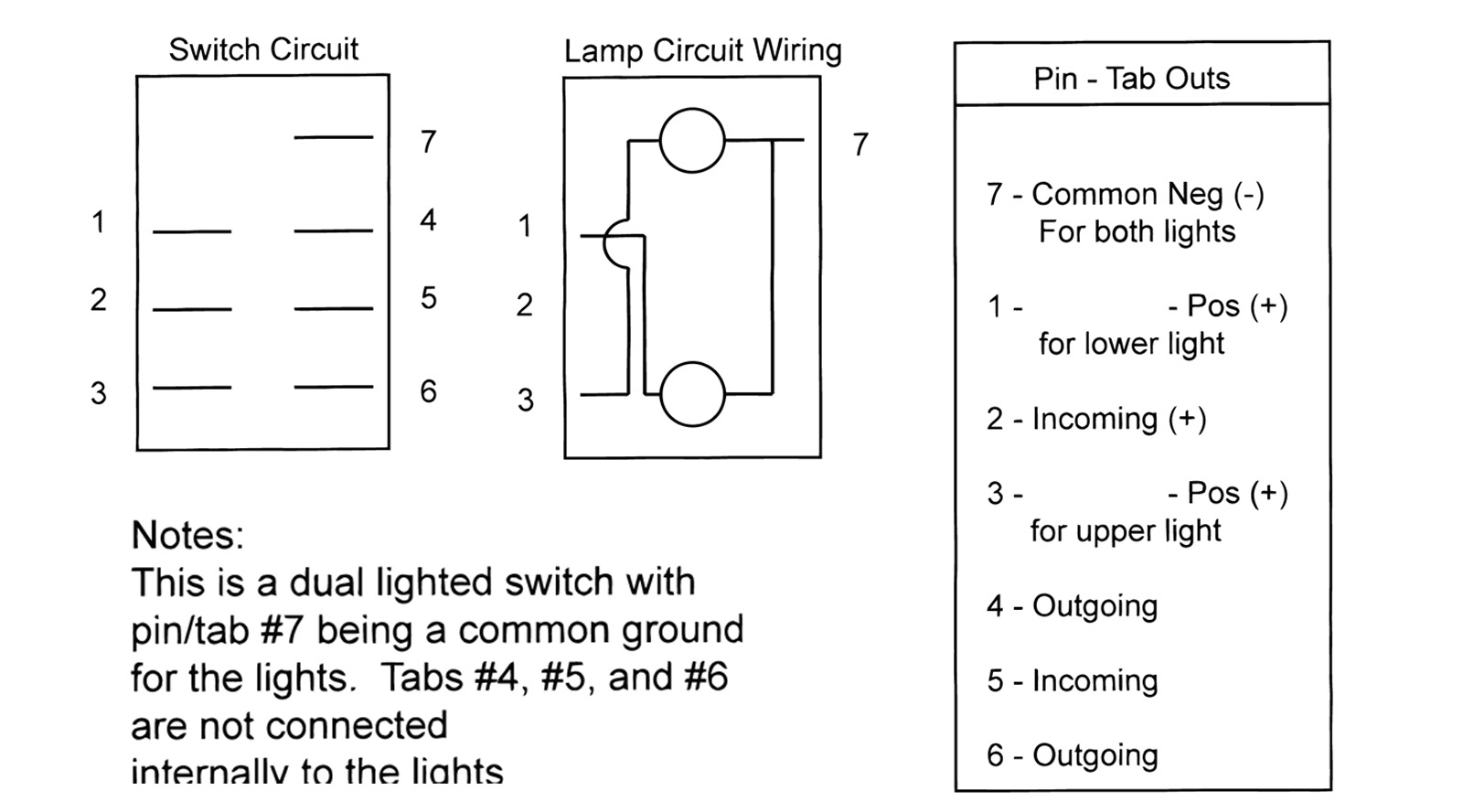 4 Pin Rocker Switch Wiring Diagram - Cadician's Blog